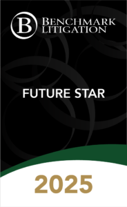 Benchmark Litigation 2025 "Future Star" badge