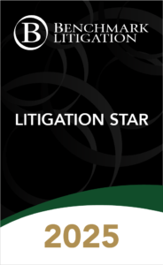 2025 Benchmark Litigation "Litigation Star" badge