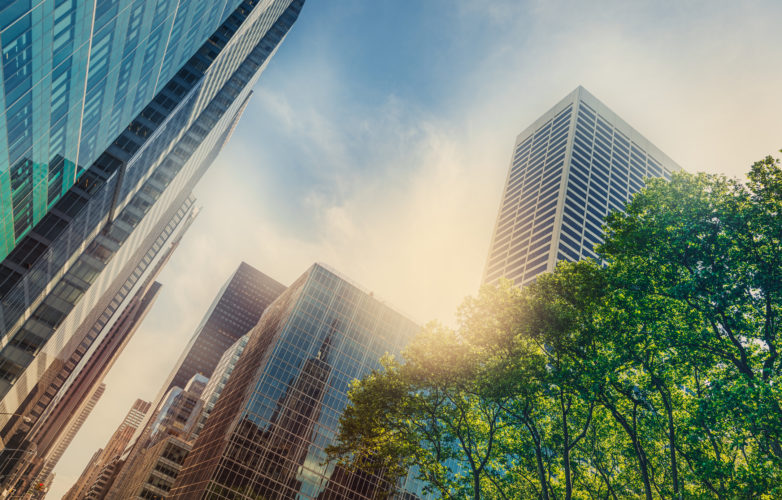 High-rise city buildings representing DTO Law’s presence in Los Angeles, Silicon Valley, and New York, where attorneys were recognized in the 2026 Best Lawyers® publications.
